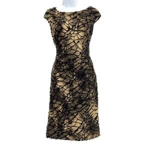 CARTISE Animal Print Sleeveless Shift Dress Size 8 M Medium